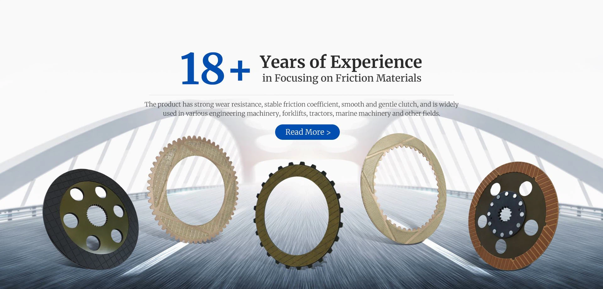 18+ Years of Experience in Focusing on Friction Materials